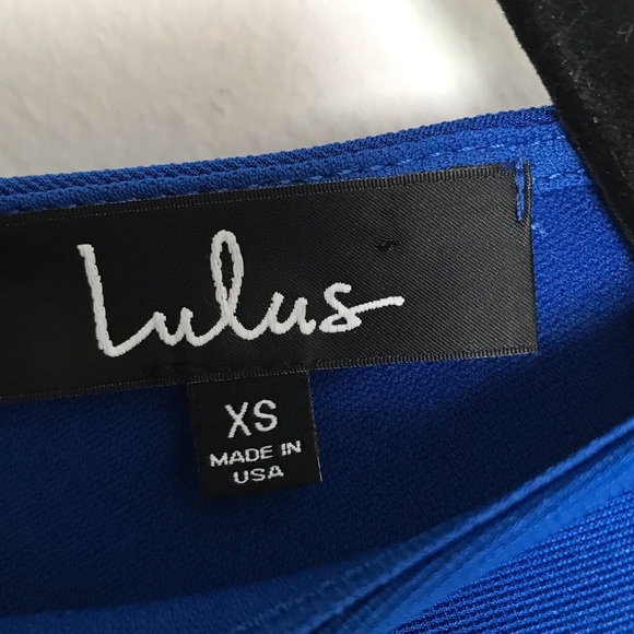 Lulus Skater Dress Darling Delight Royal Blue XS Cocktail PartyTwirl Dress - Picture 6 of 8